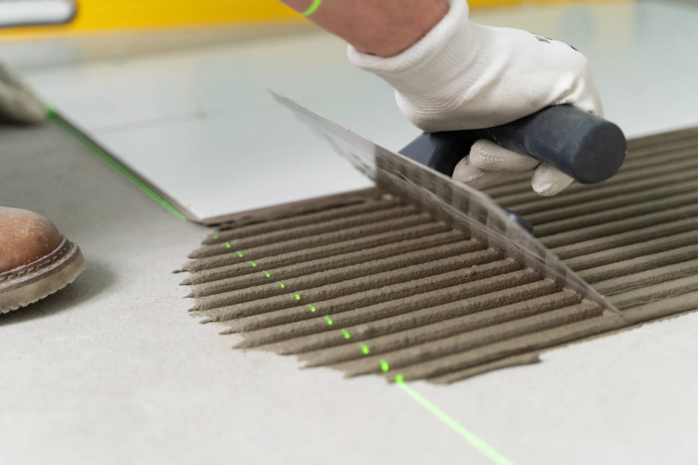 alphaline construction corporation tile installation services